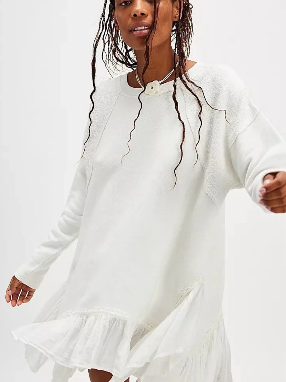 Free People poets pullover minidress